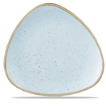 Duck Egg Blue Triangle Plate 31.1cm